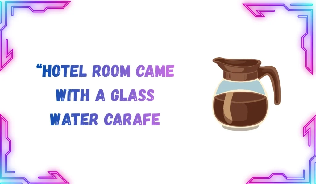 carafe meaning