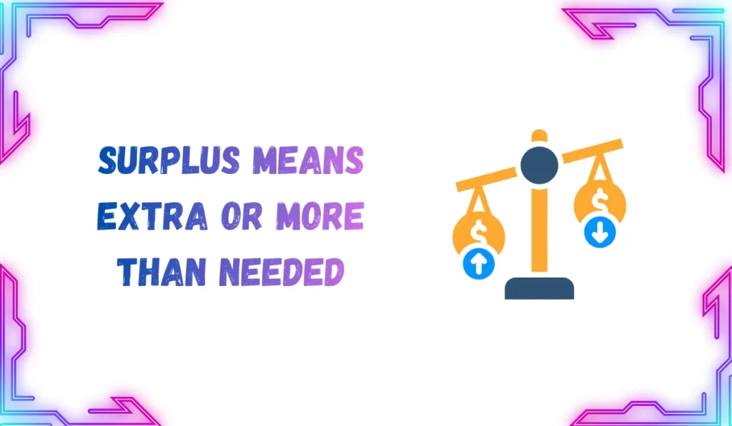 surplus meaning