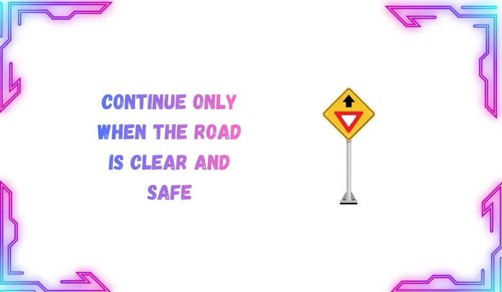 yield meaning driving